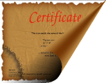 Sample certificate